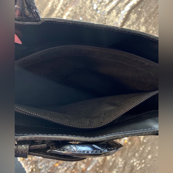 Furla Black Embossed Bag - Picture 3 of 15